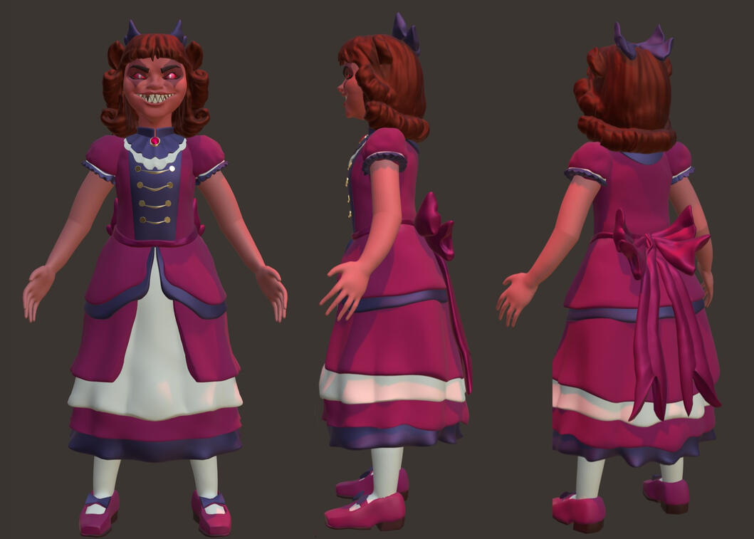 Sculpt of my Wrath character, initially designed for a Seven Deadly Sins comic project, to practice in Blender and hone my workflow and skills