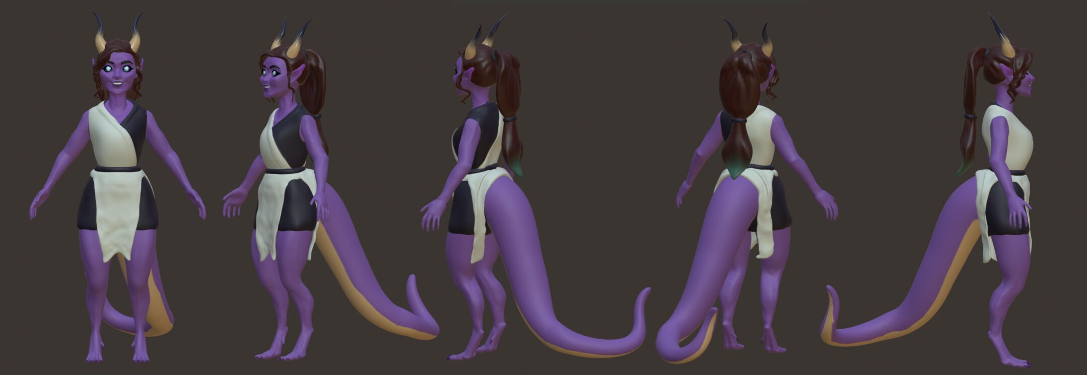 Speed Sculpt of my Partners character Rosia in a chibi-inspired style